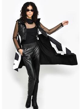 Cardigan Dama CoolStyle Negru Alb